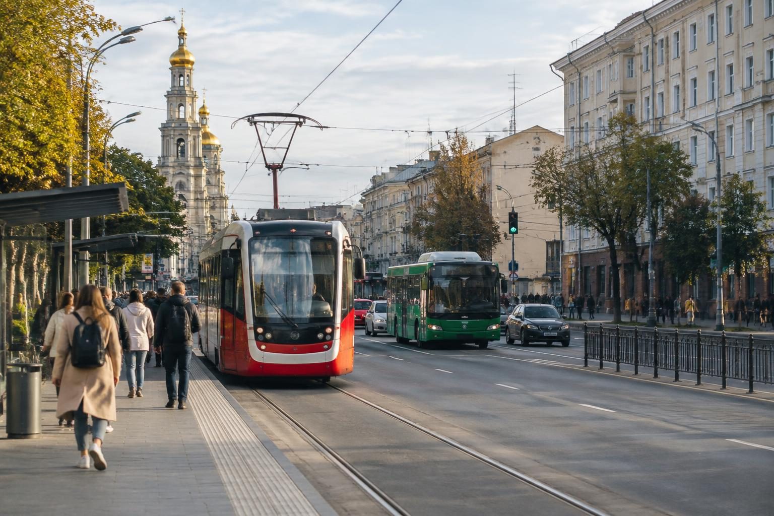 Ілюстрація до матеріалу «Транспорт Харкова: як поєднувати метро, трамвай, тролейбус і автобус»